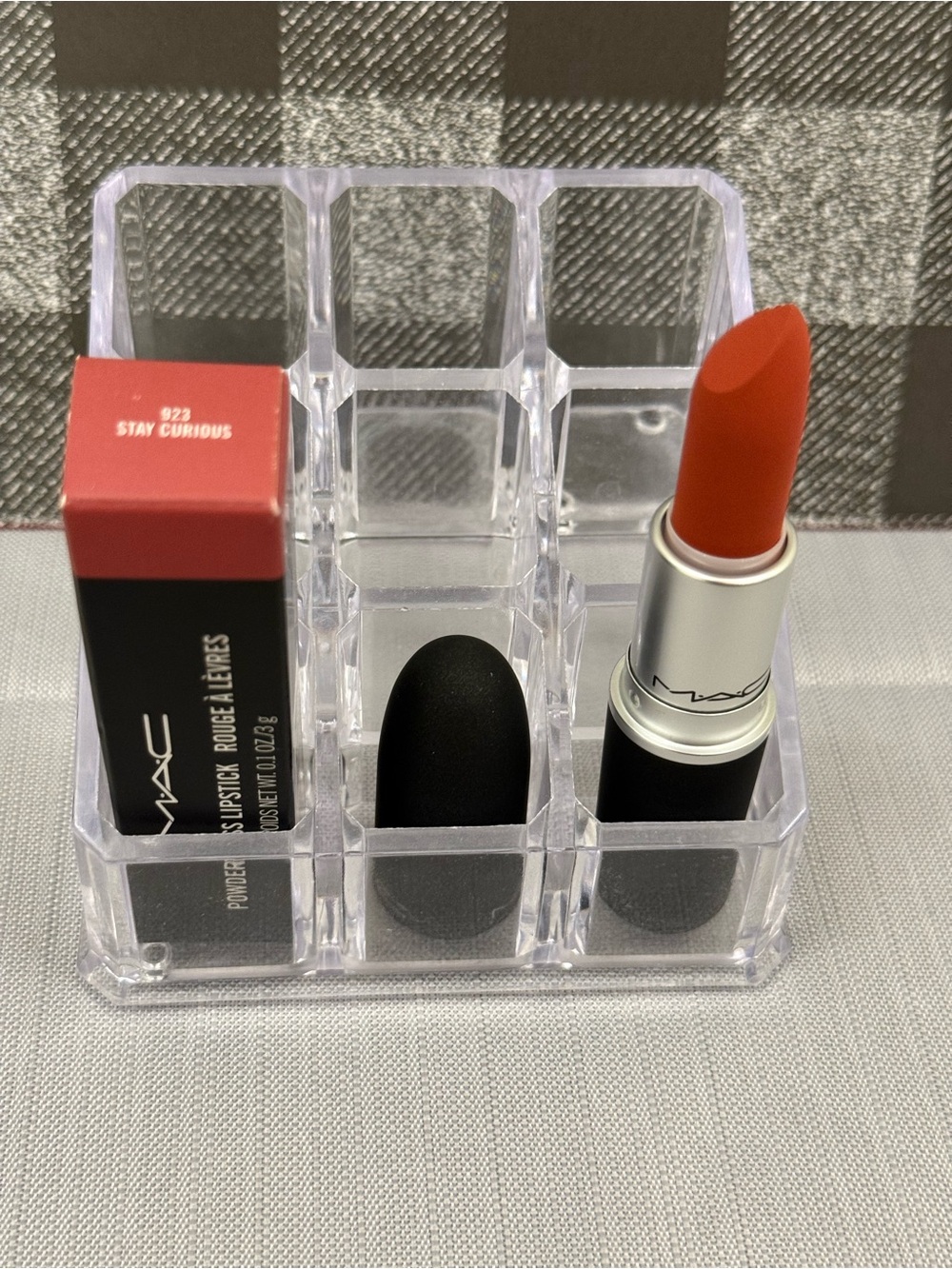 MAC Cosmetics Lipstick Stay Curious - Vibrant Red-Orange